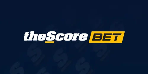 theScore Bet main desktop banner showing the brand's logo against a dark blue background